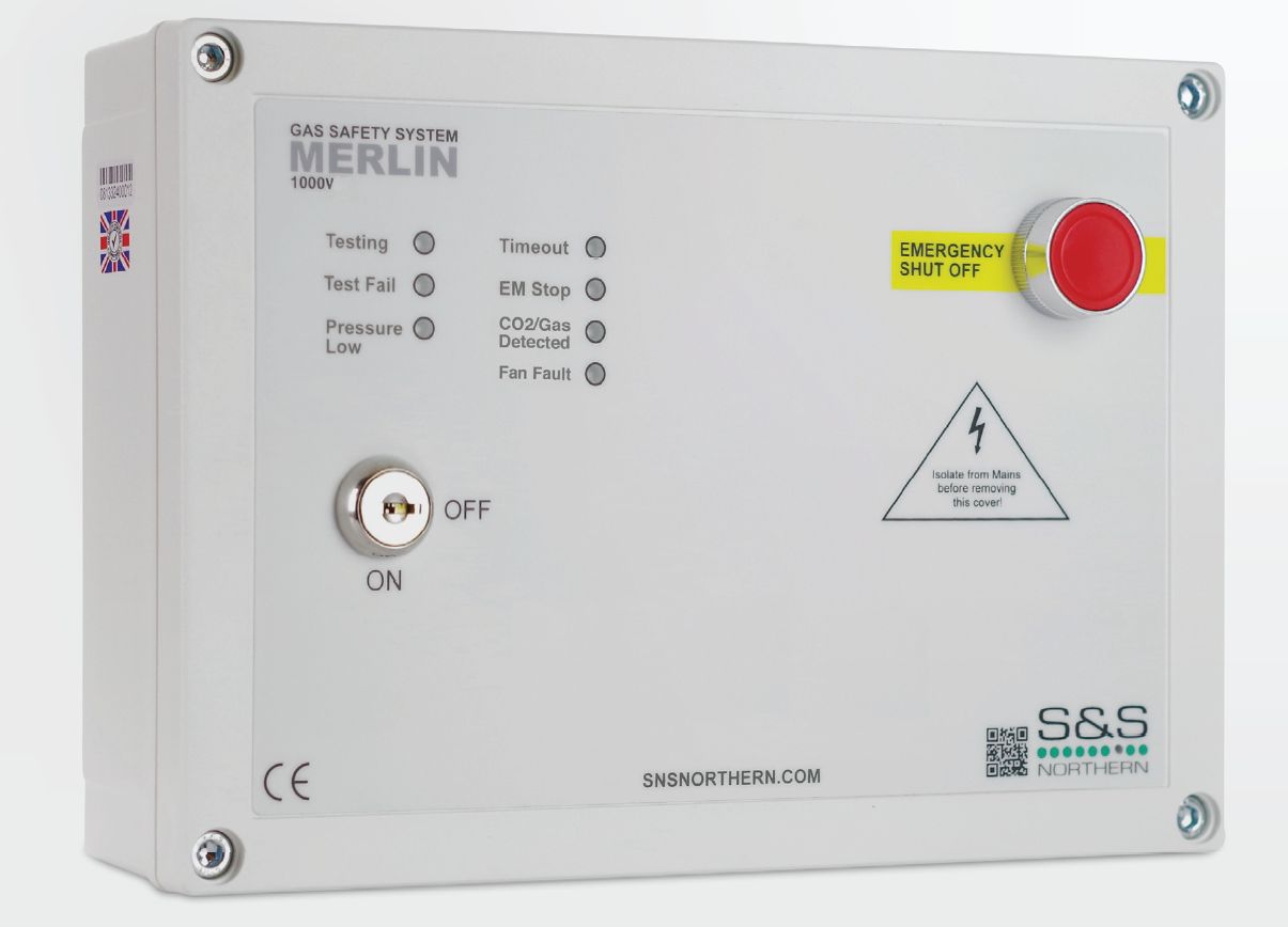 S&S Merlin 1000V Gas Proving & Ventilation Interlock System // Gas Safety Controls & Combustion