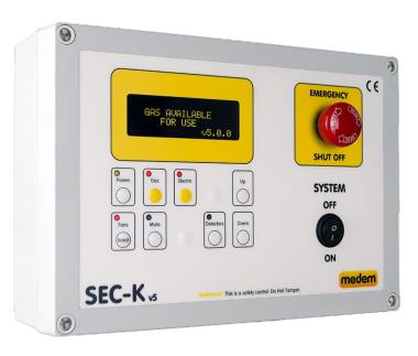 SEC-K V5 Gas pressure proving system with electric isolation